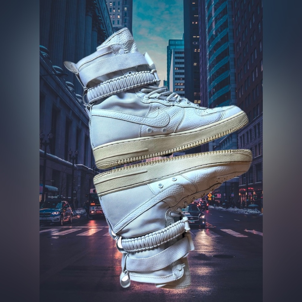 Nike Special Field Air Force 1 (SF AF-1) High in “Triple White”  Men’s Size 11.5